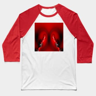 mechanical support in vivid red Baseball T-Shirt